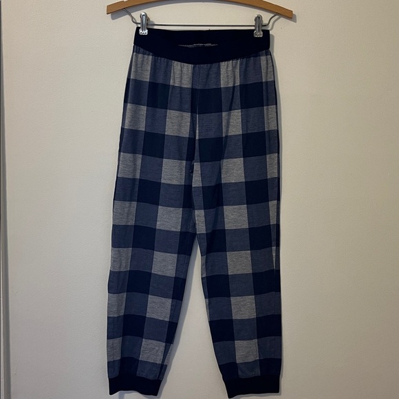L.L BEAN Youth 14/16 Pajama Set Wicked Comfy Plaid Flannel Long Sleeve Pants - Picture 5 of 6